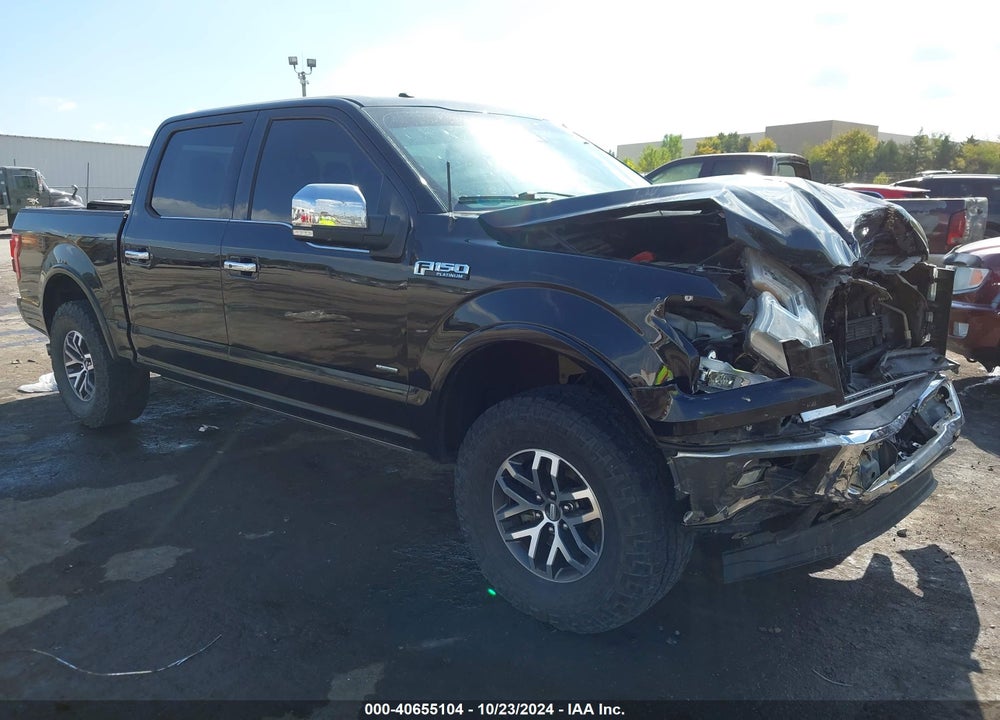 2016 FORD F-150 PLATINUM VIN: 1FTEW1EG4GFB10962
