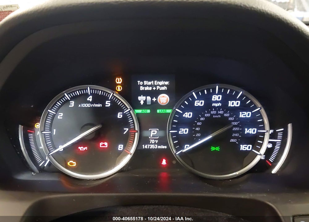 2018 ACURA TLX TECH PKG VIN: 19UUB1F55JA000092
