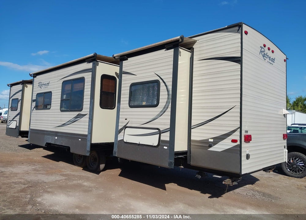 2016 KEYSTONE RV RETREAT TRAVEL TRAILER VIN: 4YDT39D22GW260358