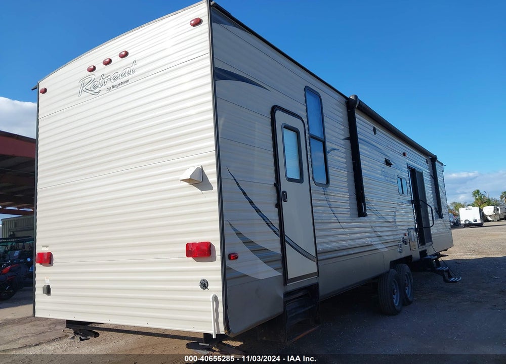 2016 KEYSTONE RV RETREAT TRAVEL TRAILER VIN: 4YDT39D22GW260358