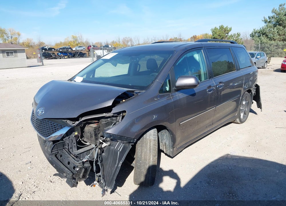 2016 TOYOTA SIENNA SE VIN: 5TDXK3DC4GS749454