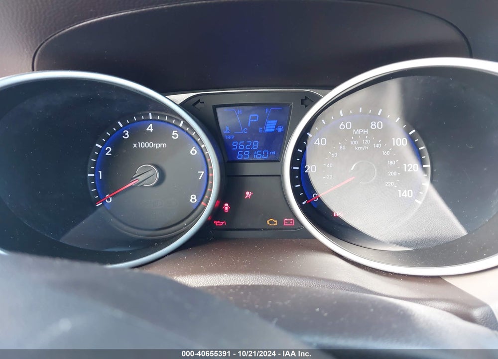 2013 HYUNDAI TUCSON GLS VIN: KM8JU3AC9DU649308