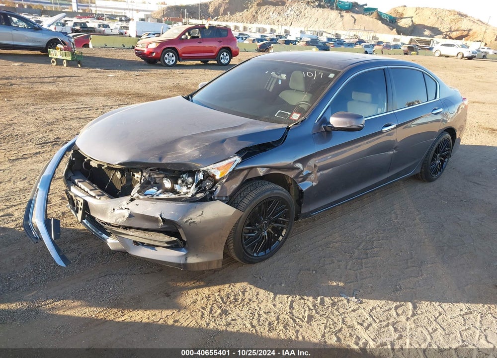 2016 HONDA ACCORD EX VIN: 1HGCR2F77GA128938