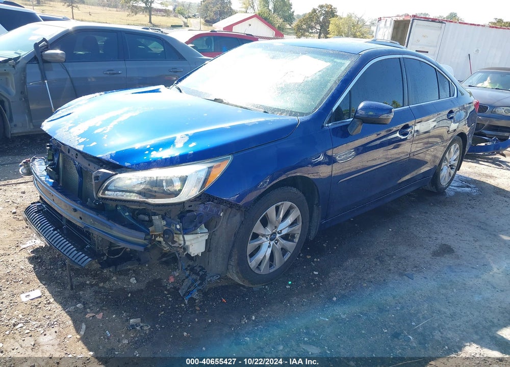 2016 SUBARU LEGACY 2.5I PREMIUM VIN: 4S3BNAF63G3061802
