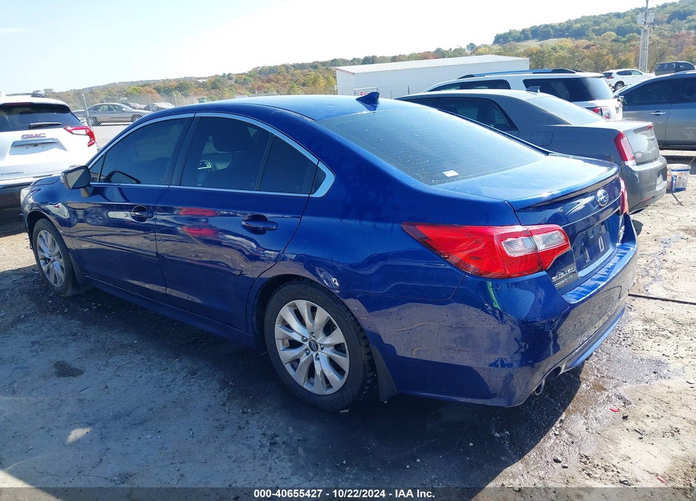 2016 SUBARU LEGACY 2.5I PREMIUM VIN: 4S3BNAF63G3061802