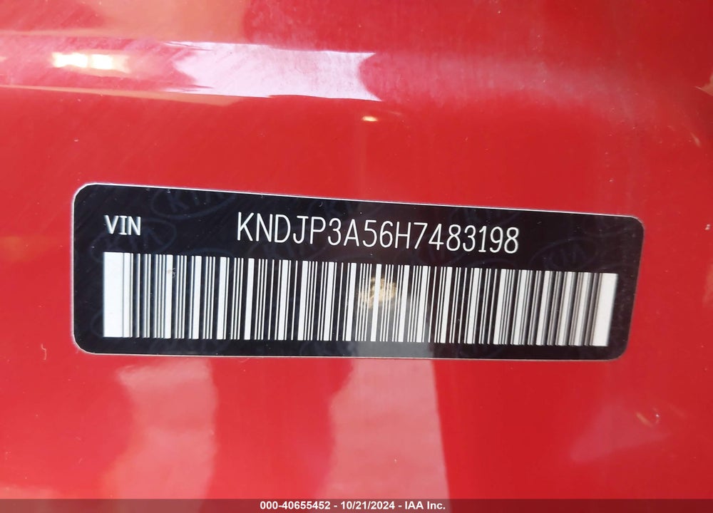 2017 KIA SOUL VIN: KNDJP3A56H7483198