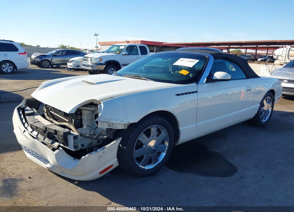 2002 FORD THUNDERBIRD VIN: 1FAHP60A02Y107473