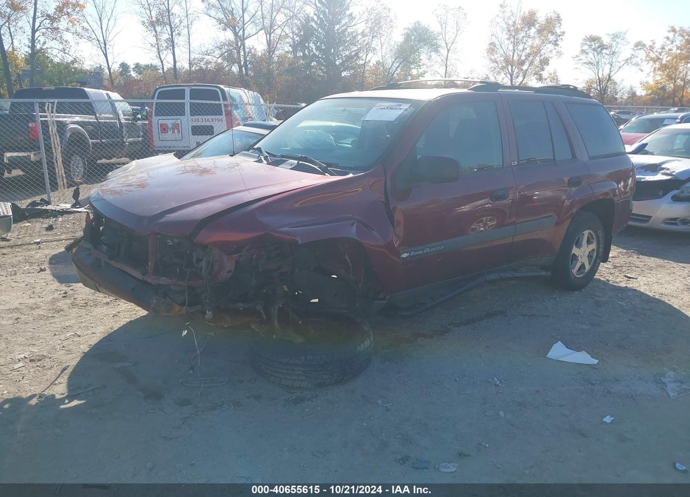 2004 CHEVROLET TRAILBLAZER LS VIN: 1GNDT13S042449319
