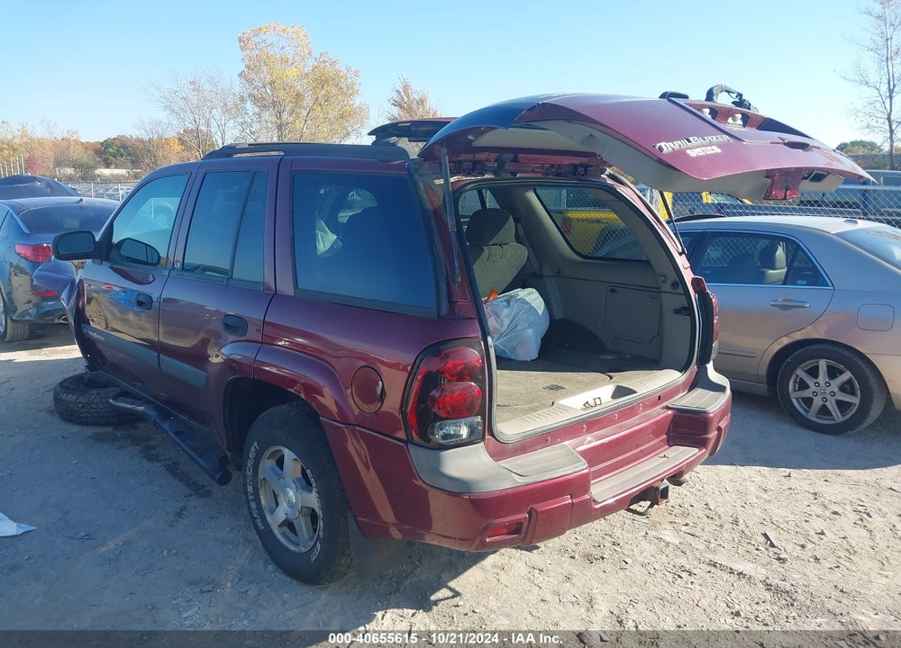 2004 CHEVROLET TRAILBLAZER LS VIN: 1GNDT13S042449319