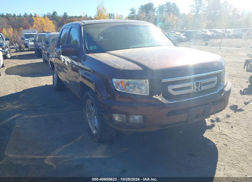 2009 HONDA RIDGELINE RTL VIN: 5FPYK16539B109631