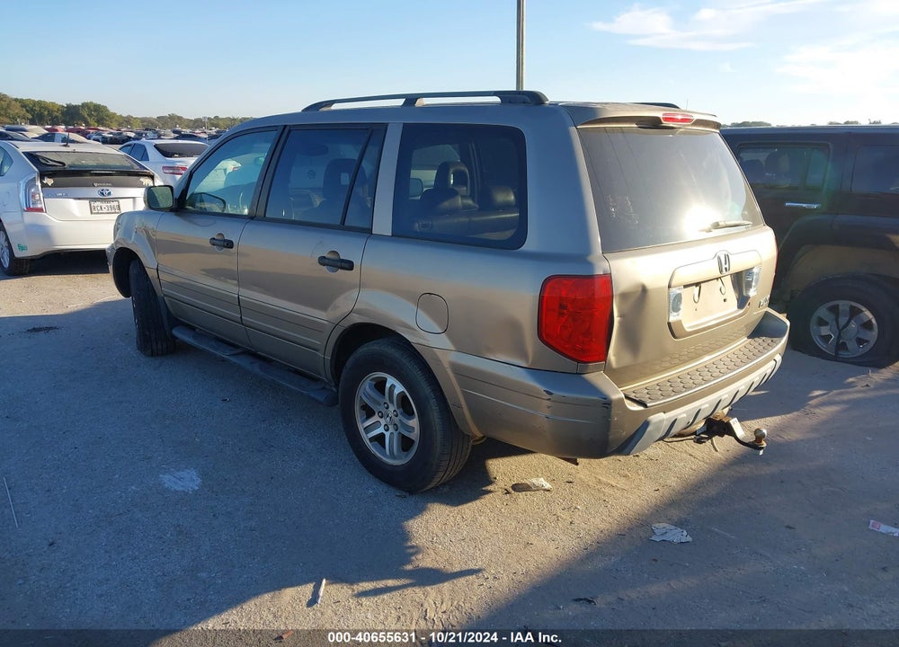2003 HONDA PILOT EX-L VIN: 2HKYF18513H618913