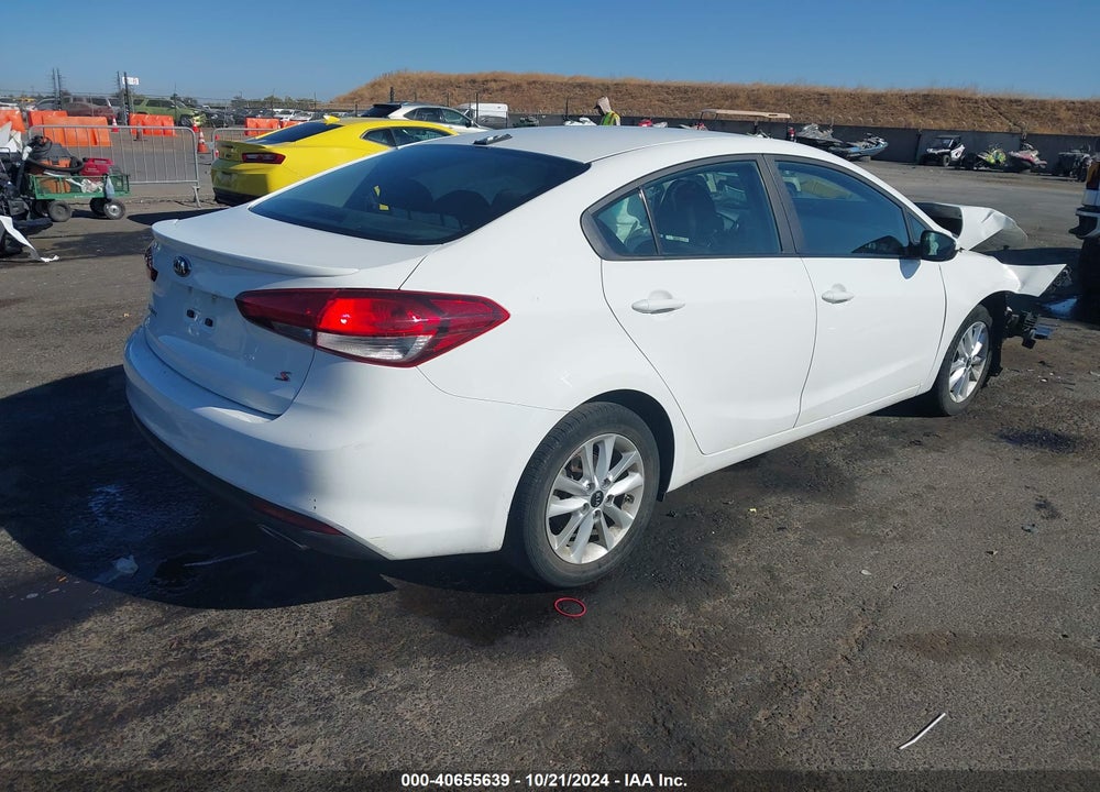 2017 KIA FORTE S VIN: 3KPFL4A70HE050534