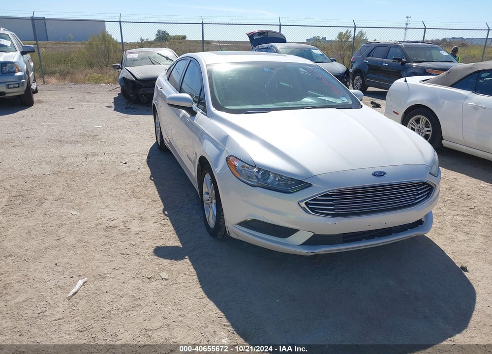 2018 FORD FUSION HYBRID SE VIN: 3FA6P0LU9JR274423