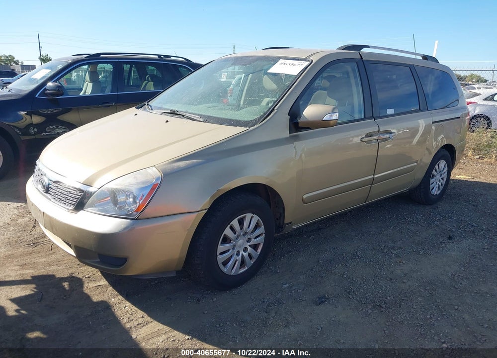 2011 KIA SEDONA LX VIN: KNDMG4C71B6406396