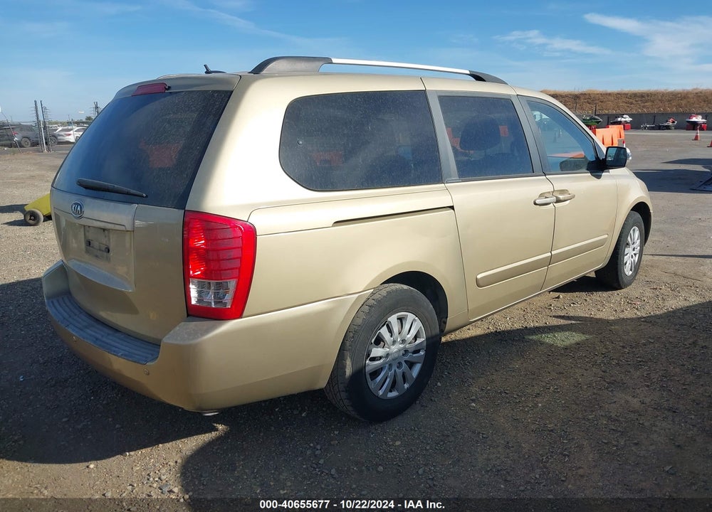2011 KIA SEDONA LX VIN: KNDMG4C71B6406396