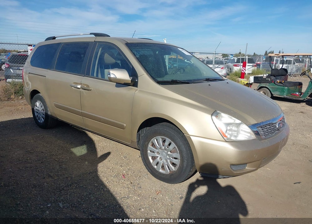2011 KIA SEDONA LX VIN: KNDMG4C71B6406396
