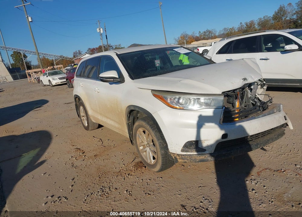 2016 TOYOTA HIGHLANDER LE V6 VIN: 5TDBKRFH5GS256565