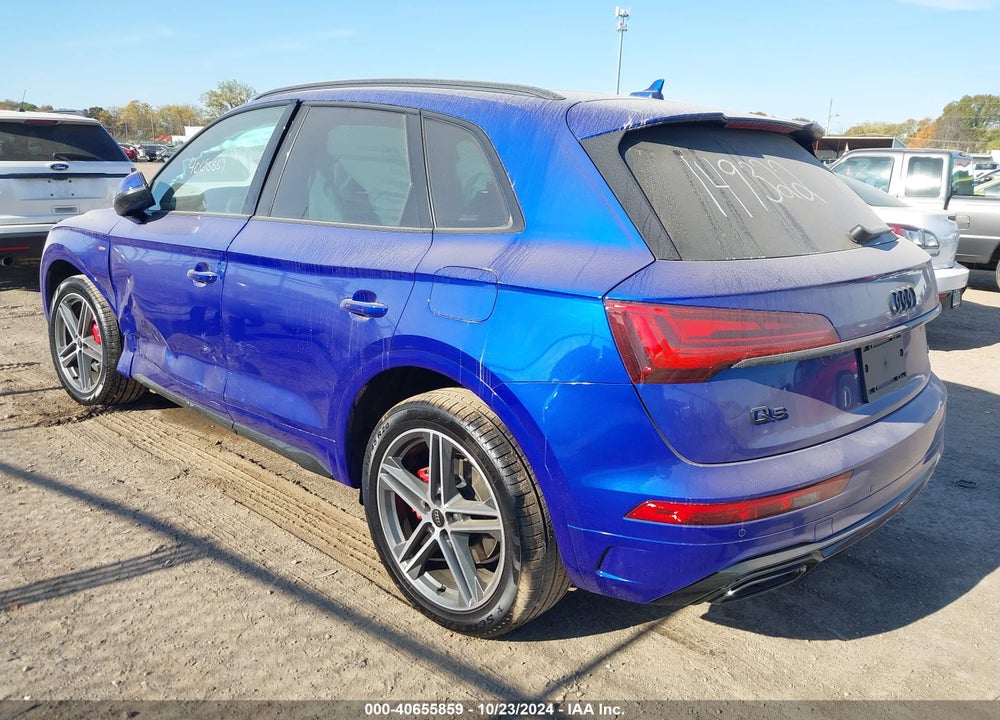 2024 AUDI Q5 PREMIUM PLUS 55 TFSI E S LINE QUATTRO S TRONIC VIN: WA1E2AFYXR2149322