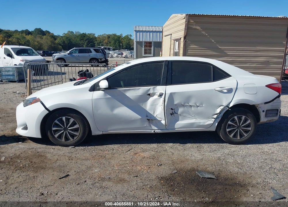 2019 TOYOTA COROLLA L VIN: 5YFBURHE1KP887621