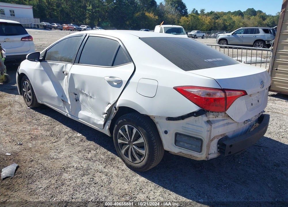 2019 TOYOTA COROLLA L VIN: 5YFBURHE1KP887621