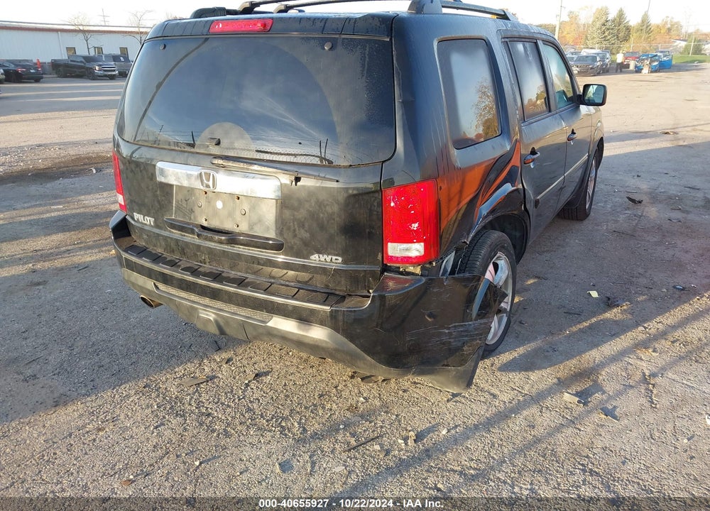 2013 HONDA PILOT EX-L VIN: 5FNYF4H57DB011321
