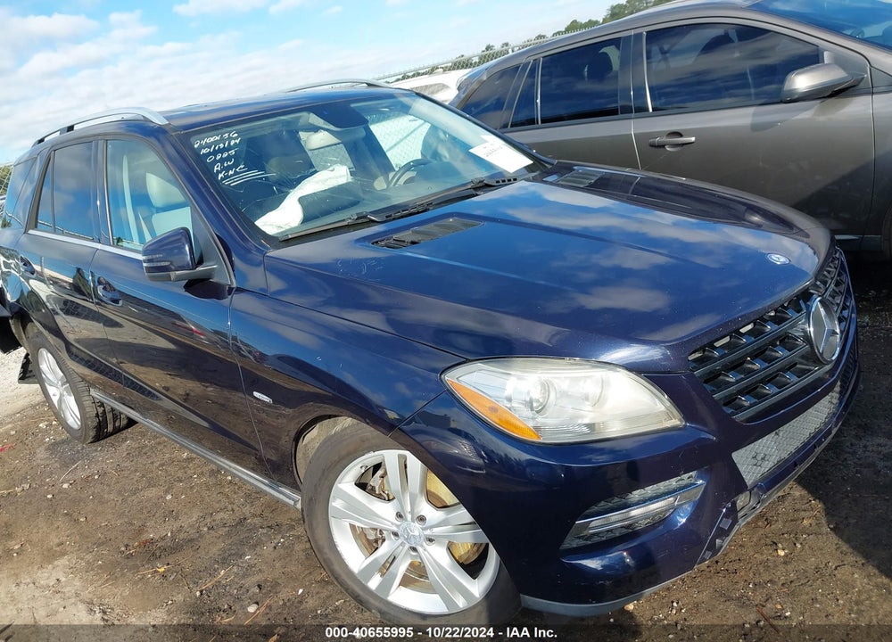 2012 MERCEDES-BENZ ML 350 4MATIC VIN: 4JGDA5HB8CA040225