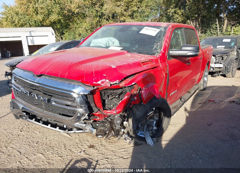 2020 RAM 1500 BIG HORN 4X4 5'7 BOX VIN: 1C6SRFFT1LN167968