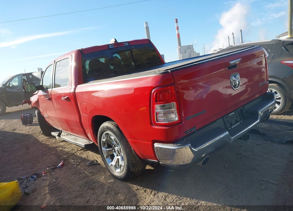 2020 RAM 1500 BIG HORN 4X4 5'7 BOX VIN: 1C6SRFFT1LN167968
