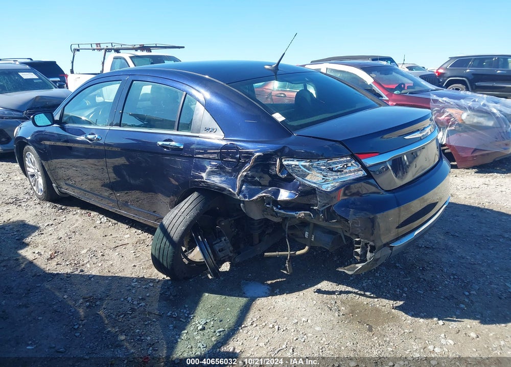 2011 CHRYSLER 200 LIMITED VIN: 1C3BC2FB4BN533550