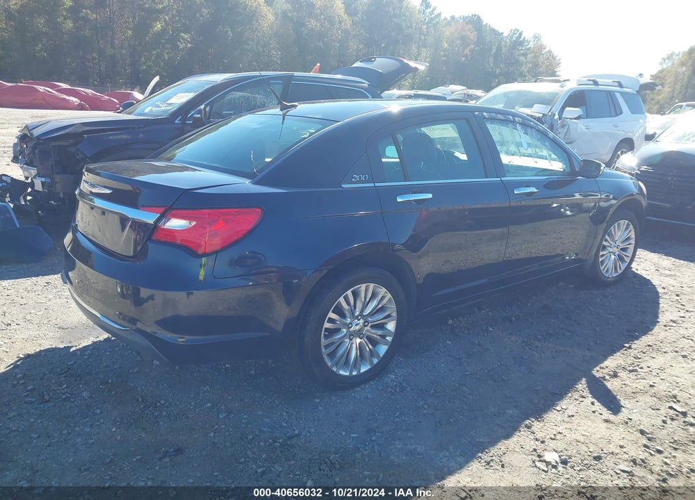 2011 CHRYSLER 200 LIMITED VIN: 1C3BC2FB4BN533550