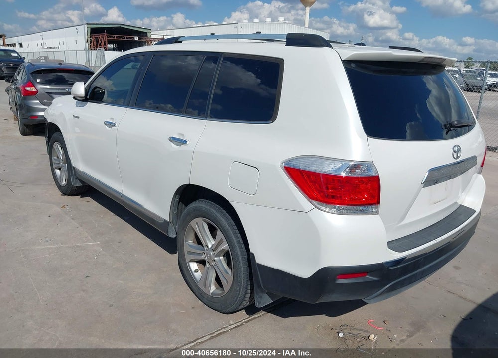 2012 TOYOTA HIGHLANDER LIMITED V6 VIN: 5TDYK3EH4CS088632