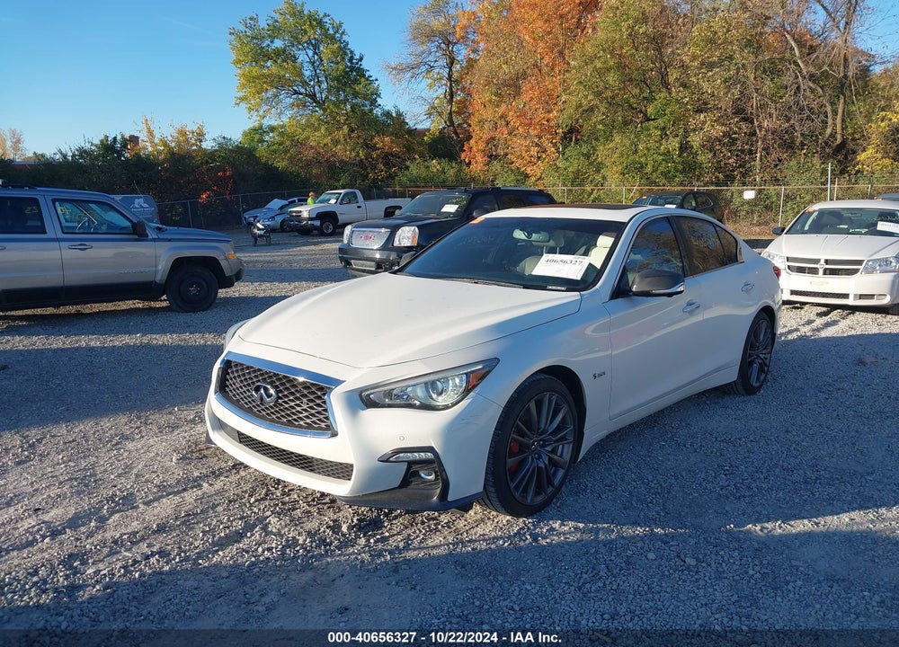 2019 INFINITI Q50 3.0T RED SPORT 400 VIN: JN1FV7AR1KM800435