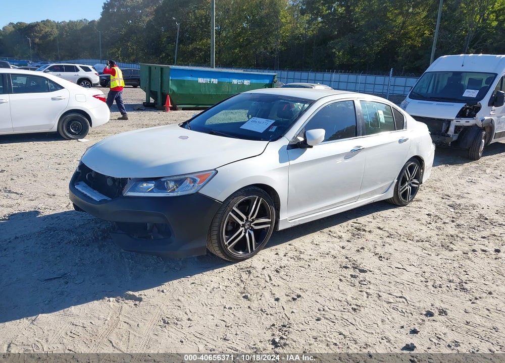 2016 HONDA ACCORD SPORT VIN: 1HGCR2F50GA067740