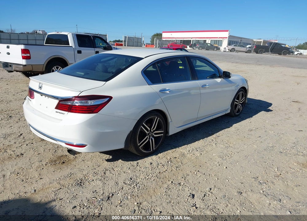 2016 HONDA ACCORD SPORT VIN: 1HGCR2F50GA067740