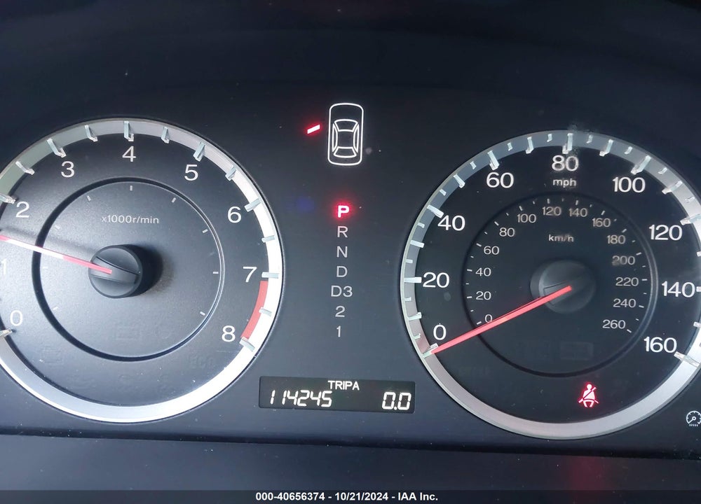 2012 HONDA ACCORD 2.4 EX-L VIN: 1HGCS1B82CA006950
