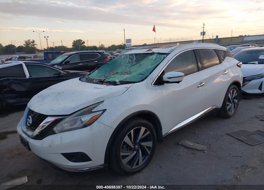 2017 NISSAN MURANO PLATINUM VIN: 5N1AZ2MG6HN112888