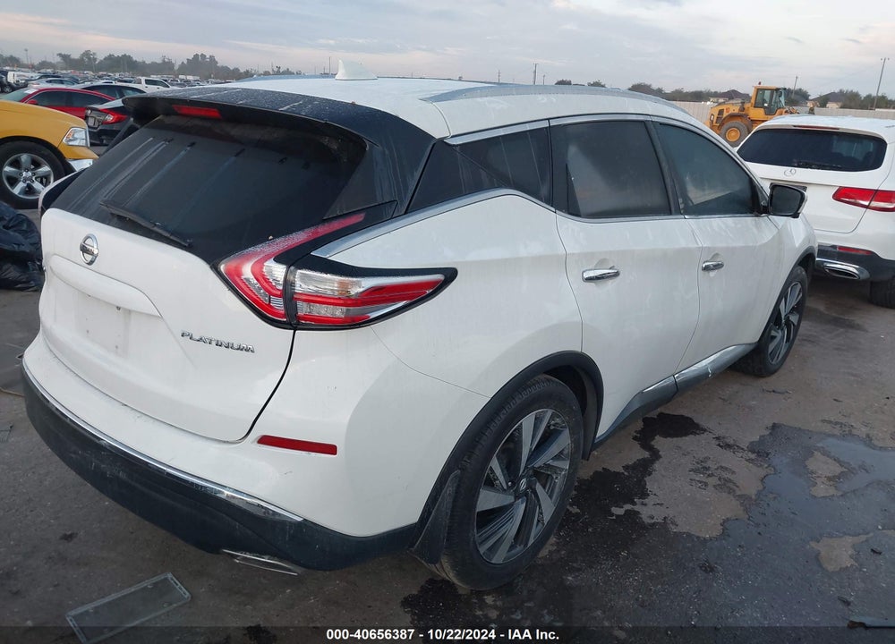 2017 NISSAN MURANO PLATINUM VIN: 5N1AZ2MG6HN112888