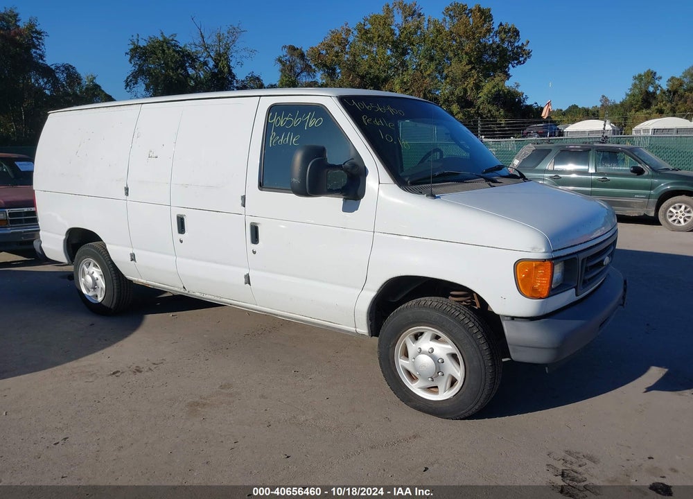 2007 FORD E-150 COMMERCIAL/RECREATIONAL VIN: 1FTNE14W67DB26748