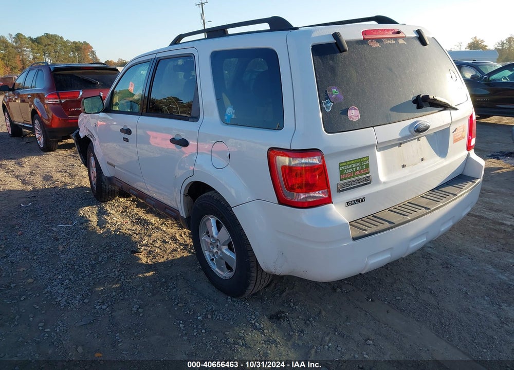 2008 FORD ESCAPE XLT VIN: 1FMCU03128KD30384