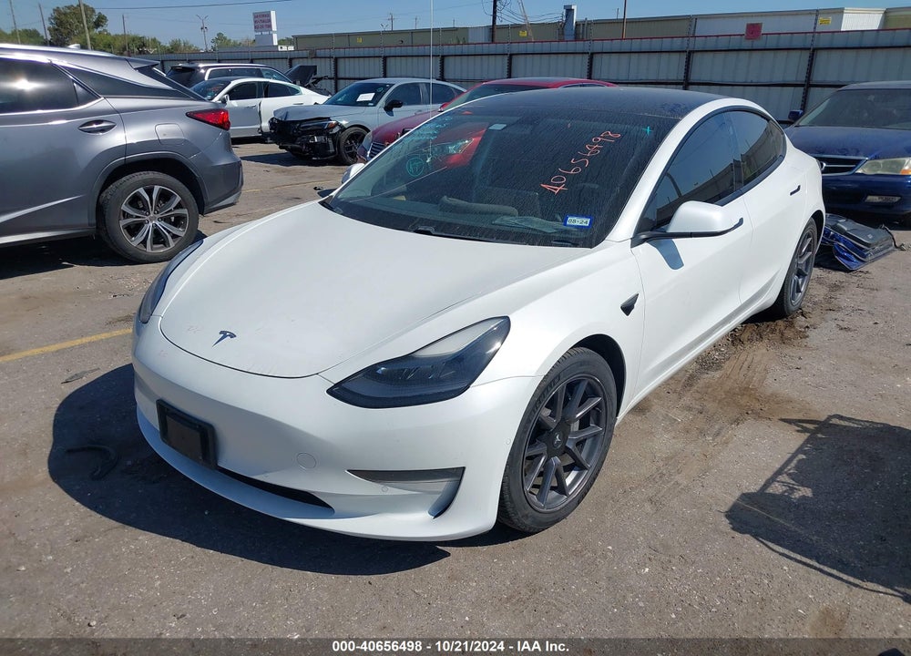 2021 TESLA MODEL 3 LONG RANGE DUAL MOTOR ALL-WHEEL DRIVE VIN: 5YJ3E1EBXMF984165