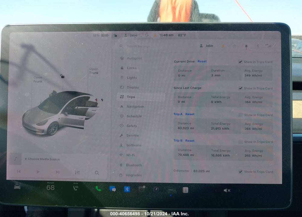 2021 TESLA MODEL 3 LONG RANGE DUAL MOTOR ALL-WHEEL DRIVE VIN: 5YJ3E1EBXMF984165