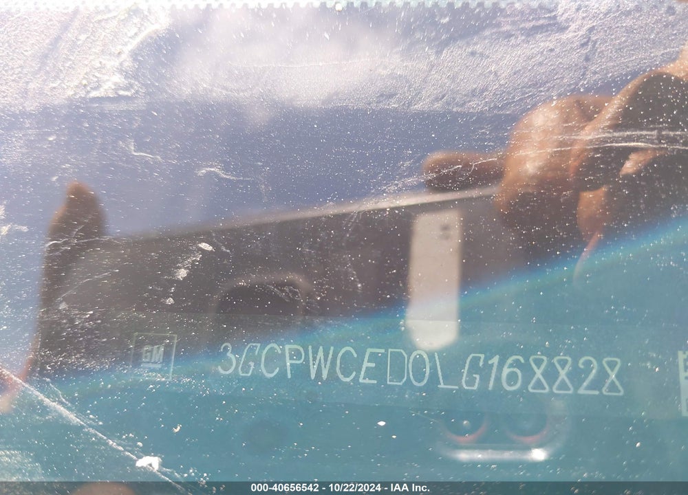 2020 CHEVROLET SILVERADO 1500 VIN: 3GCPWCED0LG168828