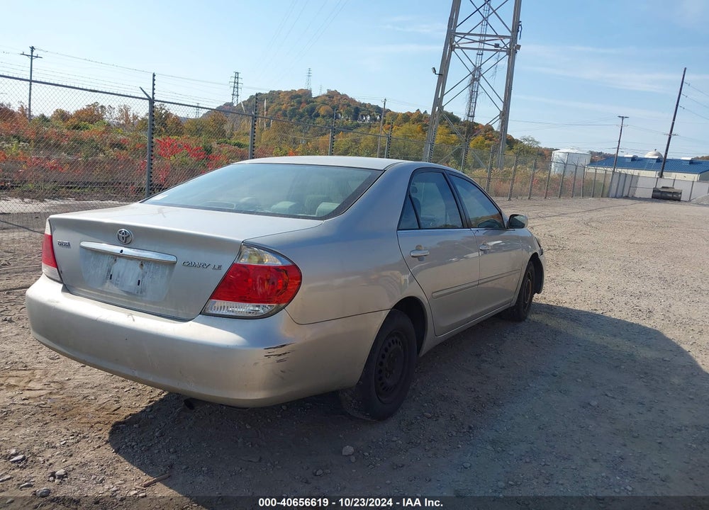 2005 TOYOTA CAMRY LE VIN: 4T1BE32K55U043433
