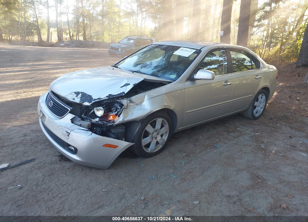 2007 KIA OPTIMA EX V6 VIN: KNAGE124675118232