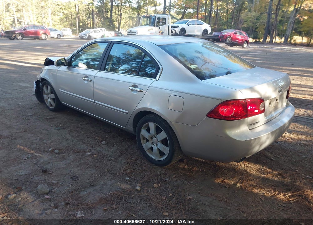 2007 KIA OPTIMA EX V6 VIN: KNAGE124675118232