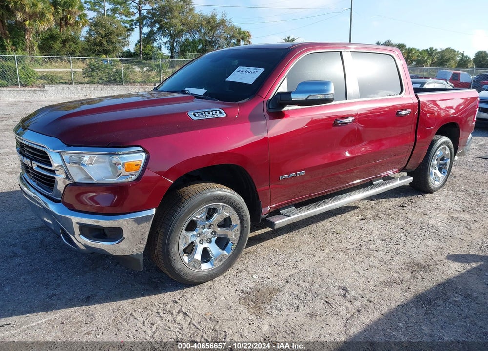 2020 RAM 1500 BIG HORN 4X2 5'7 BOX VIN: 1C6RREFT8LN401967