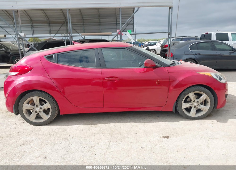 2013 HYUNDAI VELOSTER BASE W/GRAY VIN: KMHTC6AD8DU147234