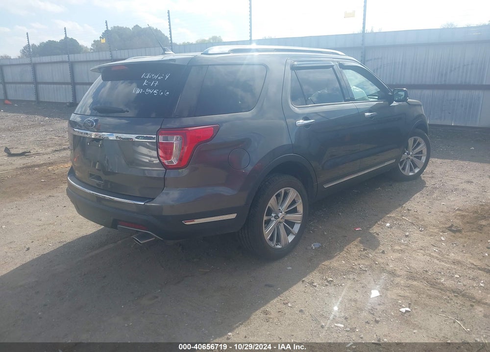 2018 FORD EXPLORER LIMITED VIN: 1FM5K7F86JGC84566