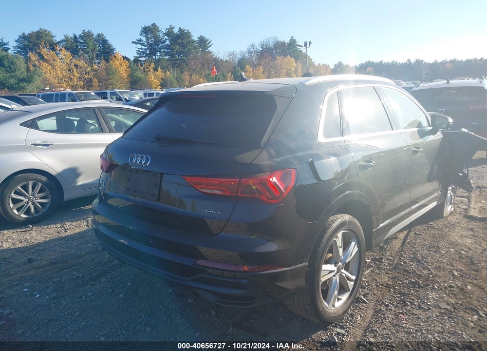 2020 AUDI Q3 PREMIUM 45 TFSI S LINE QUATTRO TIPTRONIC VIN: WA1DECF38L1042186
