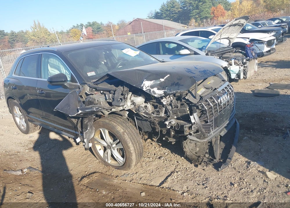 2020 AUDI Q3 PREMIUM 45 TFSI S LINE QUATTRO TIPTRONIC VIN: WA1DECF38L1042186